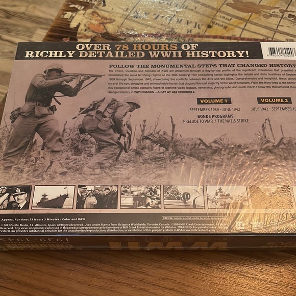 WWII DIARIES: A Day by Day Chronicle DVD set unopened - Picture 2 of 4